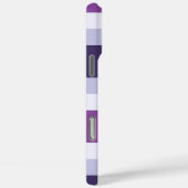 Vier-Farben-Combo - Lila Blauer Violett-Lavendel Case-Mate iPhone Hülle (Rückseite / Rechts)