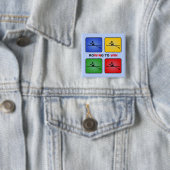 Vier Farben Crew gewinnen Button (Beispiel)