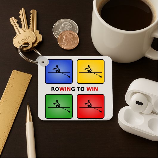 Vier Farben Crew gewinnen Schlüsselanhänger