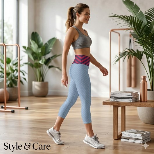 Vier Farben gestrichen Capri Leggings