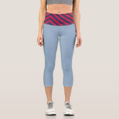 Vier Farben gestrichen Capri Leggings (Vorderseite)