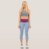 Vier Farben gestrichen Capri Leggings (Vorderseite)