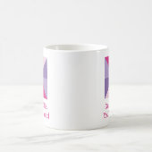 Vier-Farben- Quilt-Patchwork-Pin-Rad-Quilt-Block Kaffeetasse (Mittel)