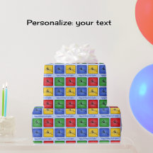 vier farbig rotierende Symbole für benutzerdefinie