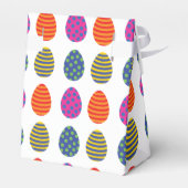 Vier farbige Ostereier Geschenkschachtel (Rückseite)