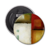 Vier farbige Rechtecke von Chariklia Zarria Flaschenöffner (Vorderseite)