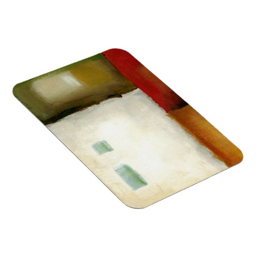 Vier farbige Rechtecke von Chariklia Zarria Magnet (Rechte Seite)