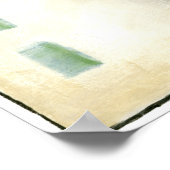 Vier farbige Rechtecke von Chariklia Zarria Poster (Ecke)