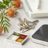 Vier farbige Rechtecke von Chariklia Zarria Schlüsselanhänger (Seite)