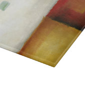 Vier farbige Rechtecke von Chariklia Zarria Schneidebrett (Ecke)