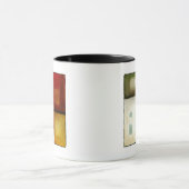 Vier farbige Rechtecke von Chariklia Zarria Tasse (Zentrum)