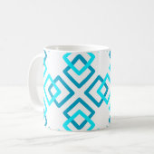 Vier Farbquadrate Kaffeetasse (Vorderseite Links)