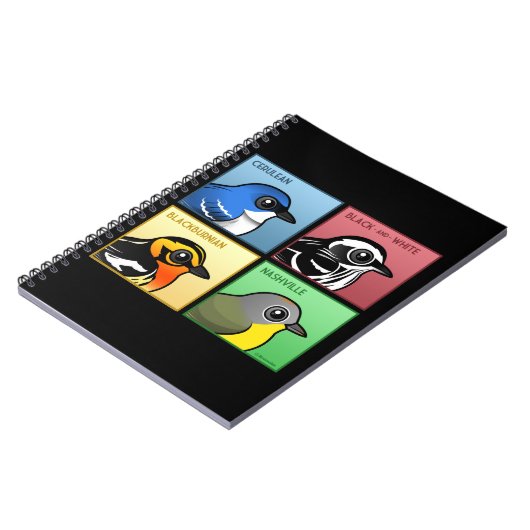 Vier Farbträllerer Notizblock (Linke Seite)