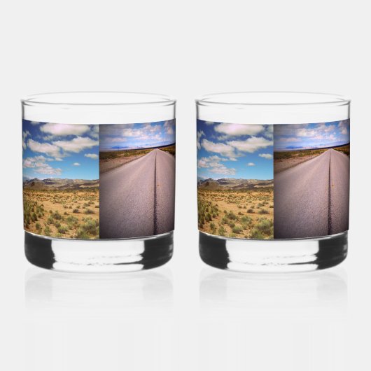 Vier Ferien- oder Foto Whiskyglas (Rückseite)