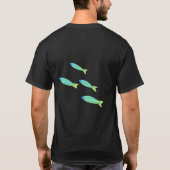 Vier Fische yah mon T-Shirt (Rückseite)