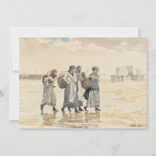 Vier Fischfrauen am Strand   Winslow Homer