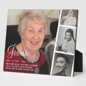 Vier-Foto-Gedenkstätte Fotoplatte (Seite)