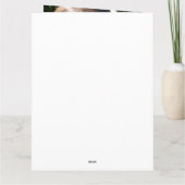 Vier Foto Grüne erste Kommune Dankeskarte (Rückseite)