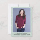 Vier Foto Pfeile-3x5 Grad Bekanntgabe Einladung (Rückseite)