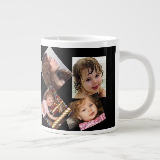 Vier Fotomaterial Jumbo-Tasse (Rechts)