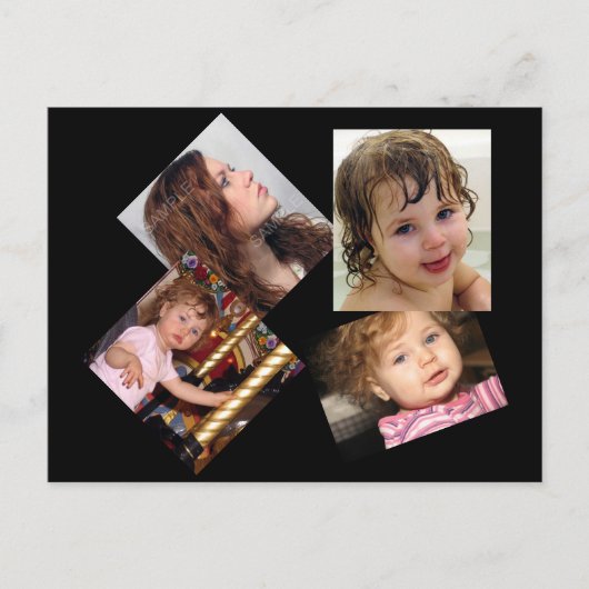 Vier Fotomaterial Postkarte (Vorderseite)