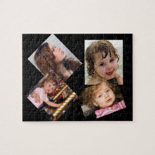 Vier Fotomaterial Puzzle