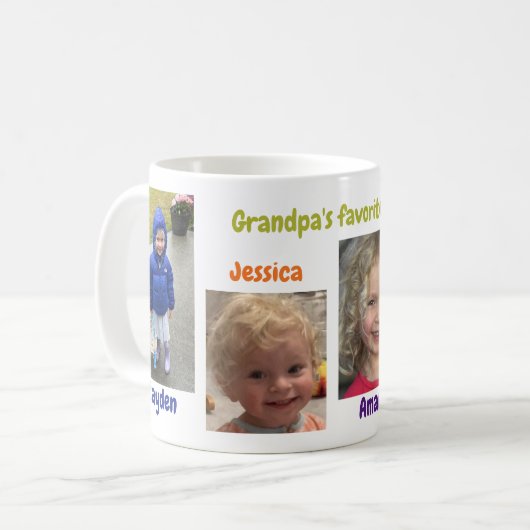 Vier Fotos Kaffeetasse (Vorderseite Links)