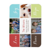 vier Fotos sammeln benutzerdefinierte Magnete (Vertikal)