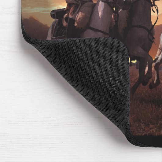 Vier französische Cuirassiers Mousepad (Ecke)