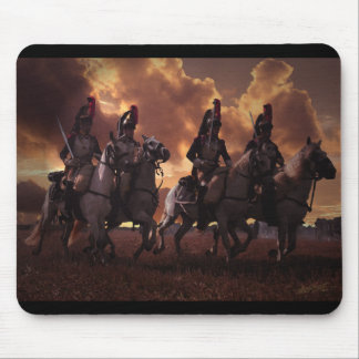 Vier französische Cuirassiers Mousepad