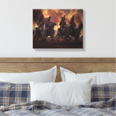 Vier französische Cuirassis Leinwanddruck (Insitu (Schlafzimmer))