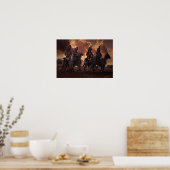 Vier französische Curaissiere Poster (Küche)