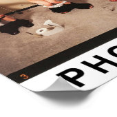 Vier Frauen sitzen auf der Toilette Poster (Ecke)