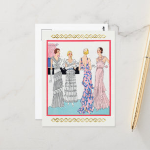 Vier Frauen von Dupouy-Magnin Postkarte