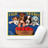 Vier Freunde Mousepad (Mit Mouse)