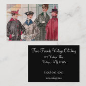 Vier Freunde Visitenkarte (Vorne/Hinten)