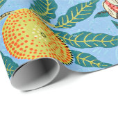 Vier Früchte von William Morris Geschenkpapier (Rolleneckpunkt)