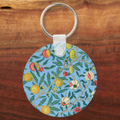 Vier Früchte von William Morris Schlüsselanhänger (Rückseite)