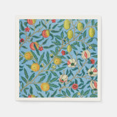 Vier Früchte von William Morris Serviette (Vorderseite)