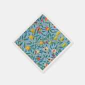 Vier Früchte von William Morris Serviette (Ecke)
