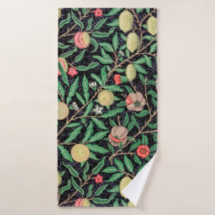 Vier Früchte, William Morris Badehandtuch