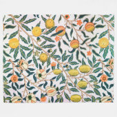 Vier Früchte, William Morris Fleecedecke (Vorderseite (Horizontal))