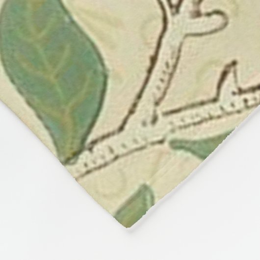 Vier Früchte, William Morris Fleecedecke (Ecke)