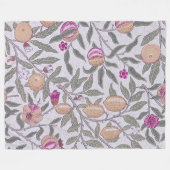 Vier Früchte, William Morris Fleecedecke (Vorderseite (Horizontal))
