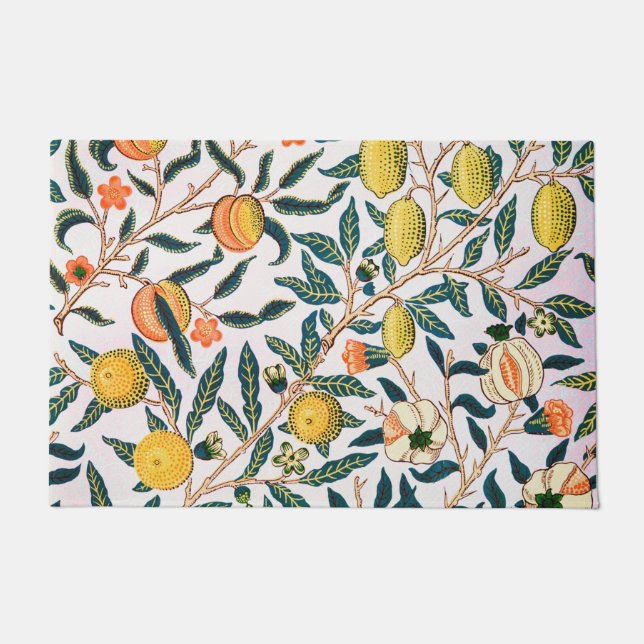 Vier Früchte, William Morris Fußmatte (Vorderseite)