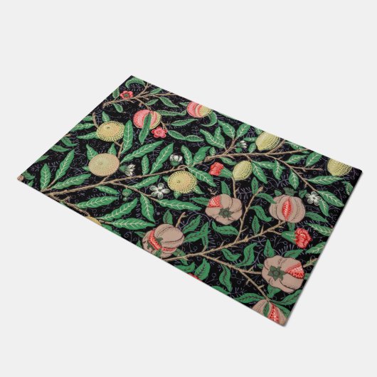 Vier Früchte, William Morris Fußmatte (Schrägansicht)