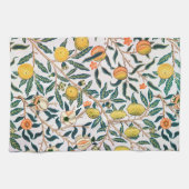 Vier Früchte, William Morris Geschirrtuch (Horizontal)