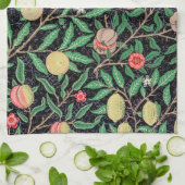 Vier Früchte, William Morris Geschirrtuch (Gefaltet)