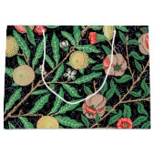Vier Früchte, William Morris große Geschenktasche Geschenktüte (Vorderseite)