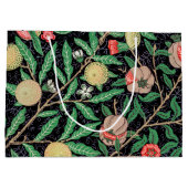 Vier Früchte, William Morris große Geschenktasche Geschenktüte (Rückseite)